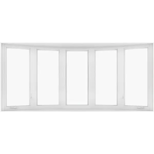 Bow window installed by Seaside Windows and Doors on the North Shore